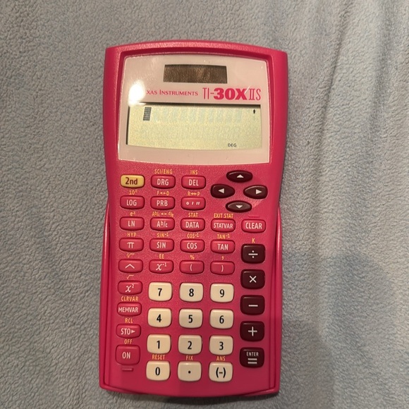 Pink Texas Instruments TI-30XIIS calculator - Picture 3 of 5